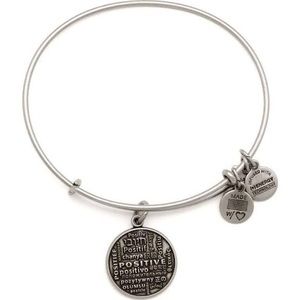 Alex and Ani Silver Positive Bracelet
